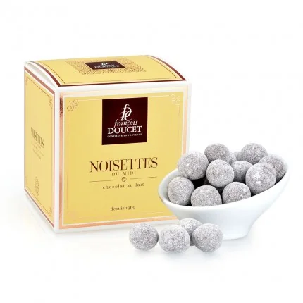 Bouchées praline noisette enrobées de chocolat au lait - 45g