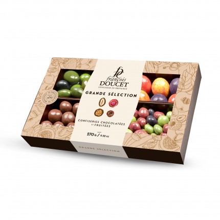 Coffret Prestige Gourmandine chocolat et confiserie 700g