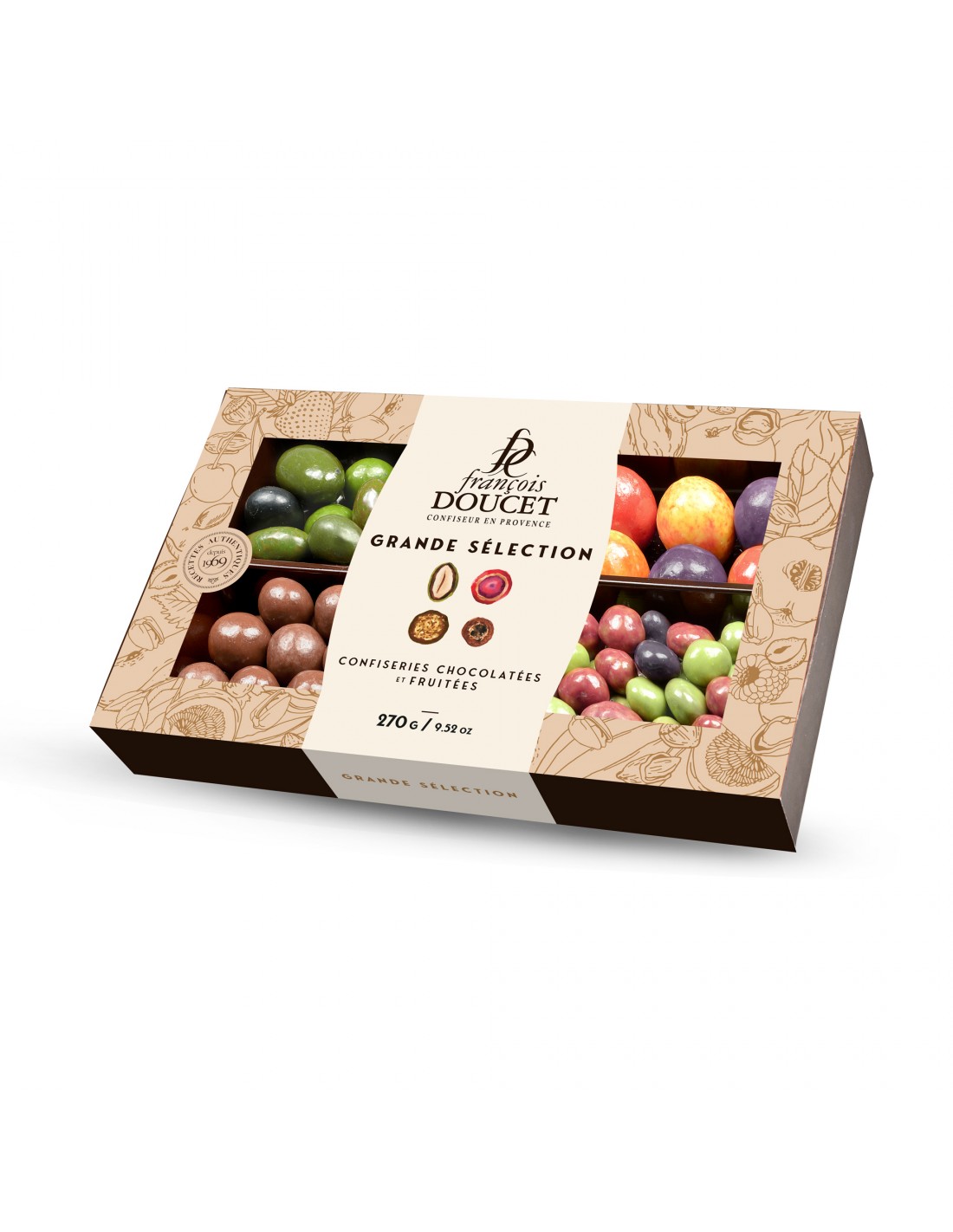 Coffret 20 bonbons de chocolat de Noël