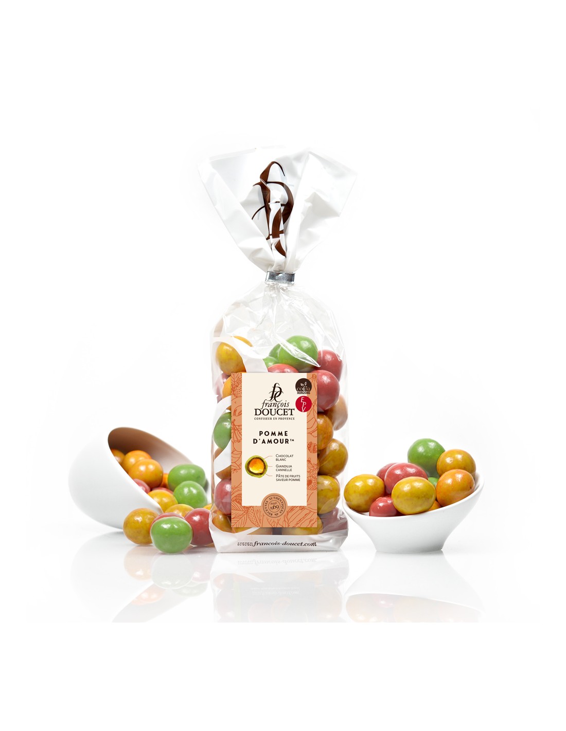 Pâte de fruits Poire chocolat au lait Bio - Confiserie Adam