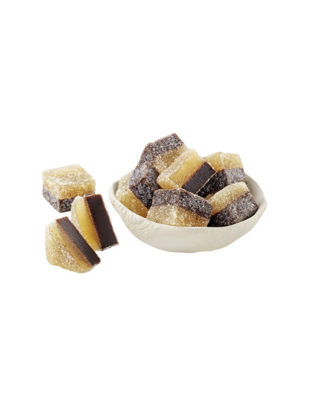 Pâte de fruits Duo Choco Fruits - Poire et chocolat
