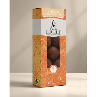 Nougat enrobé chocolat lait