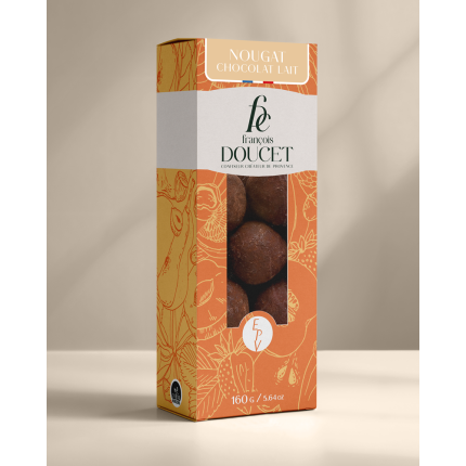 Nougat enrobé chocolat lait