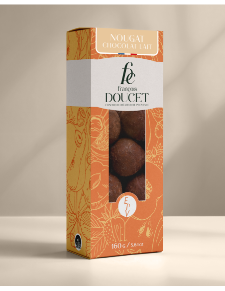 Nougat enrobé chocolat lait