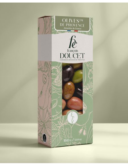Olives™ de Provence - Amandes Enrobées de Chocolat noir