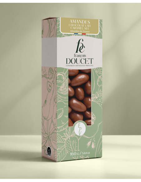Amandes chocolat lait caramel sel