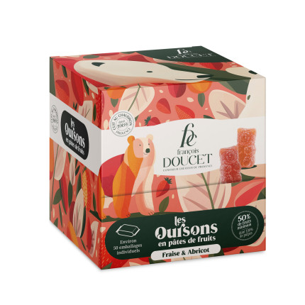 Pâtes de fruits oursons - fraise et abricot