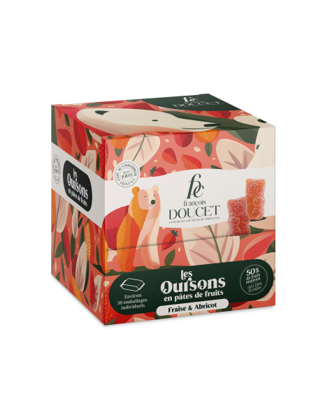 Pâtes de fruits oursons - fraise et abricot