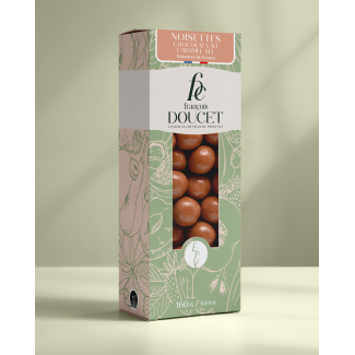 Noisettes chocolat lait caramel sel