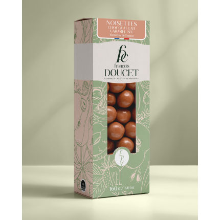 Noisettes chocolat lait caramel sel