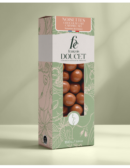 Noisettes chocolat lait caramel sel