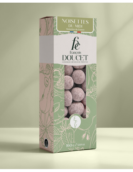 Noisettes du Midi - Noisettes enrobées de chocolat au lait et de sucre glace