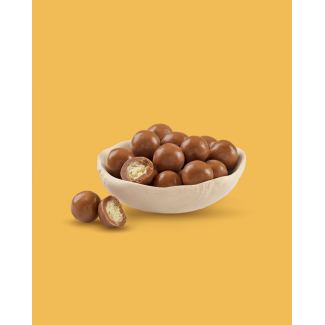 Kara'mel - Céréales sans gluten enrobées de chocolat lait praliné aux éclats de caramel 2