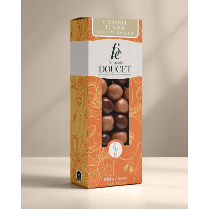 Caramel tendre - caramel enrobé de chocolat lait ou noir