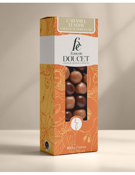 Caramel tendre - caramel enrobé de chocolat lait ou noir