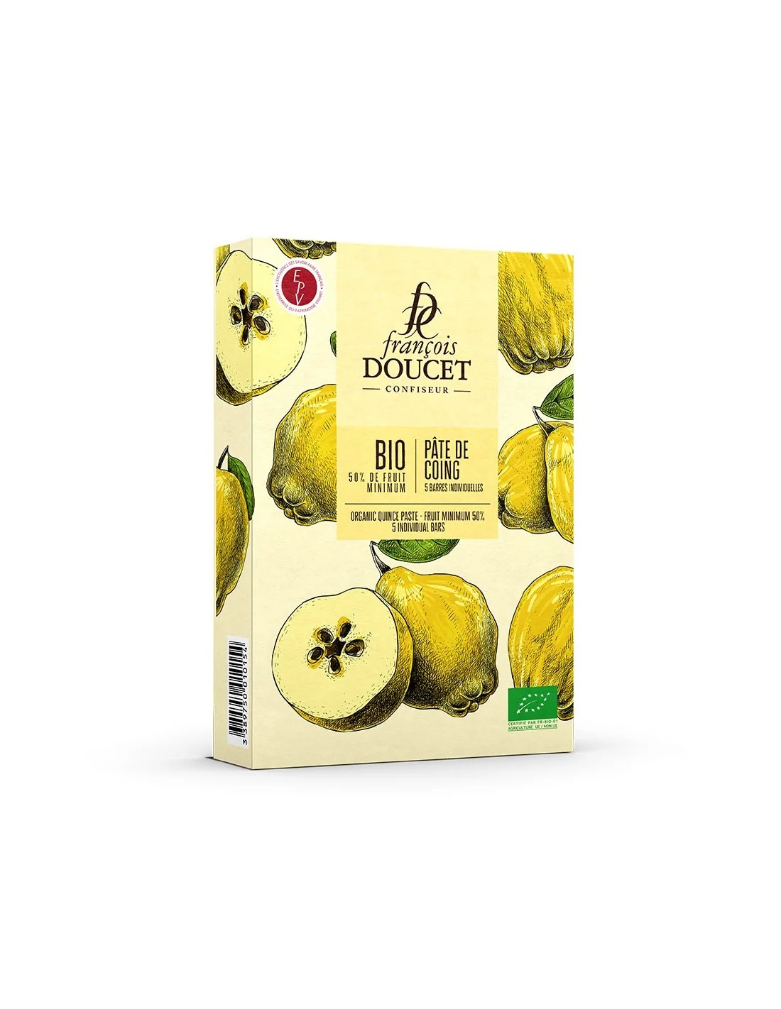 Assortiment 32 barres de Pâtes de Fruits BIO