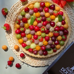 Tarte aux Cœurs de Fruits